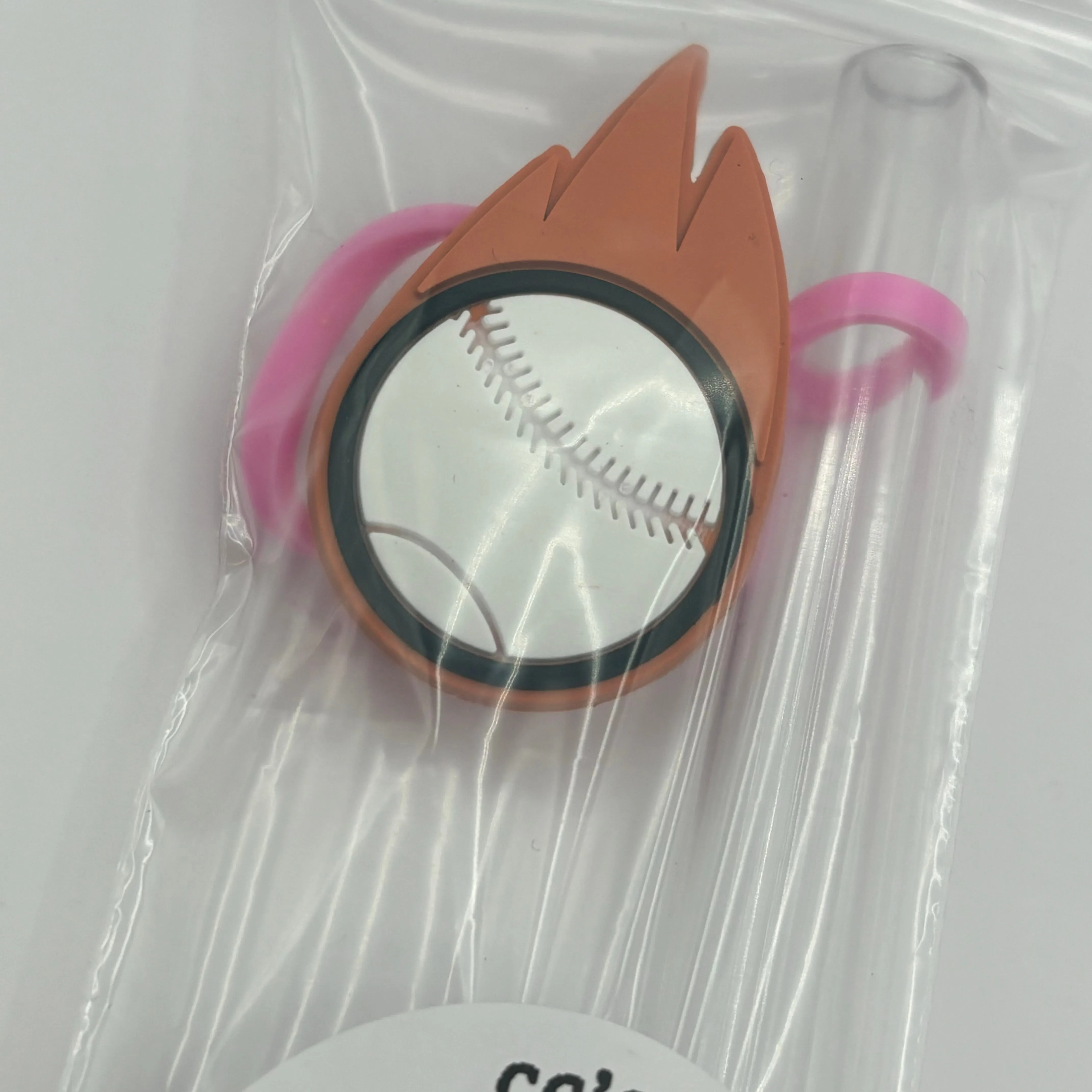 8mm 12 tall Straw and Baseball Straw Cover