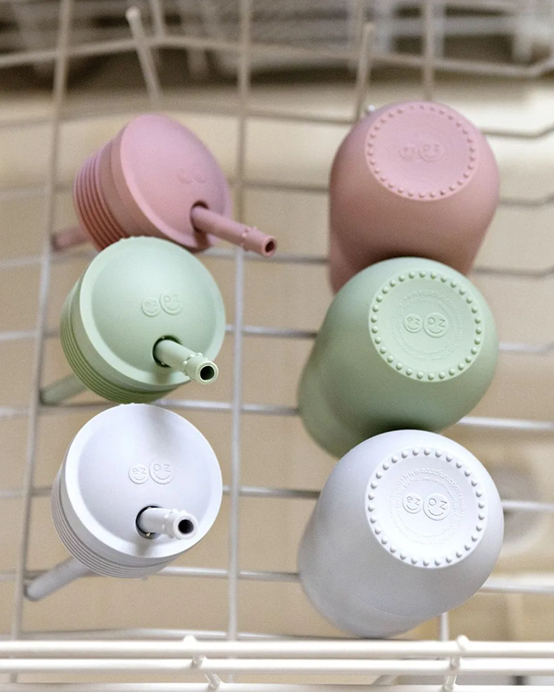 Ezpz Happy Cup   Straw System - Sage