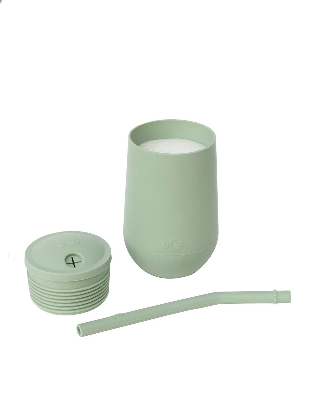 Ezpz Happy Cup   Straw System - Sage