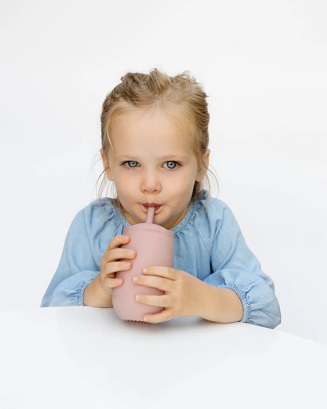 Ezpz Happy Cup   Straw System - Sage