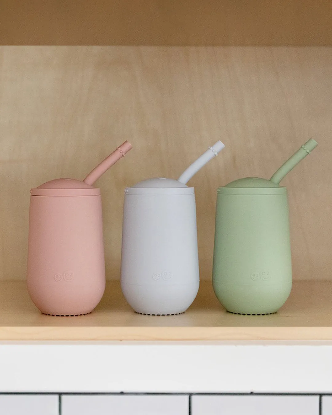 Ezpz Happy Cup   Straw System - Sage