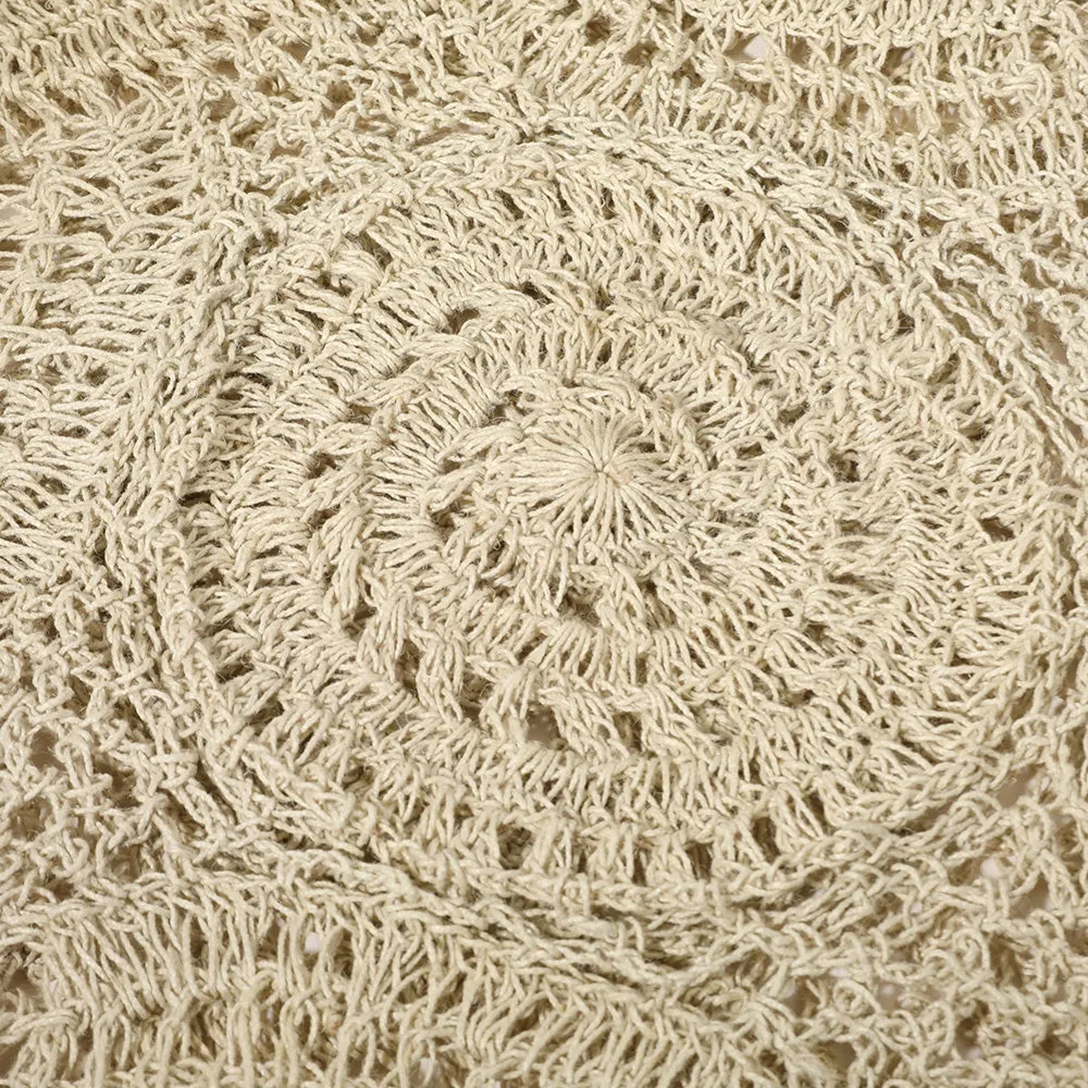 iLLASPARKZ Crochet Pearl Bead Cluster Charm Tote Bags