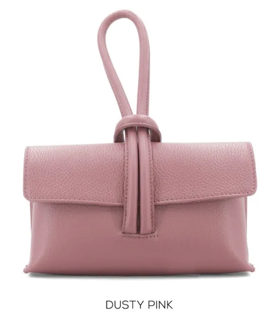 LUCY  Italian leather loop bag