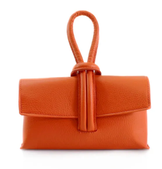 LUCY  Italian leather loop bag