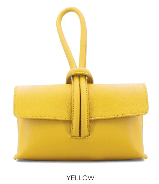 LUCY  Italian leather loop bag