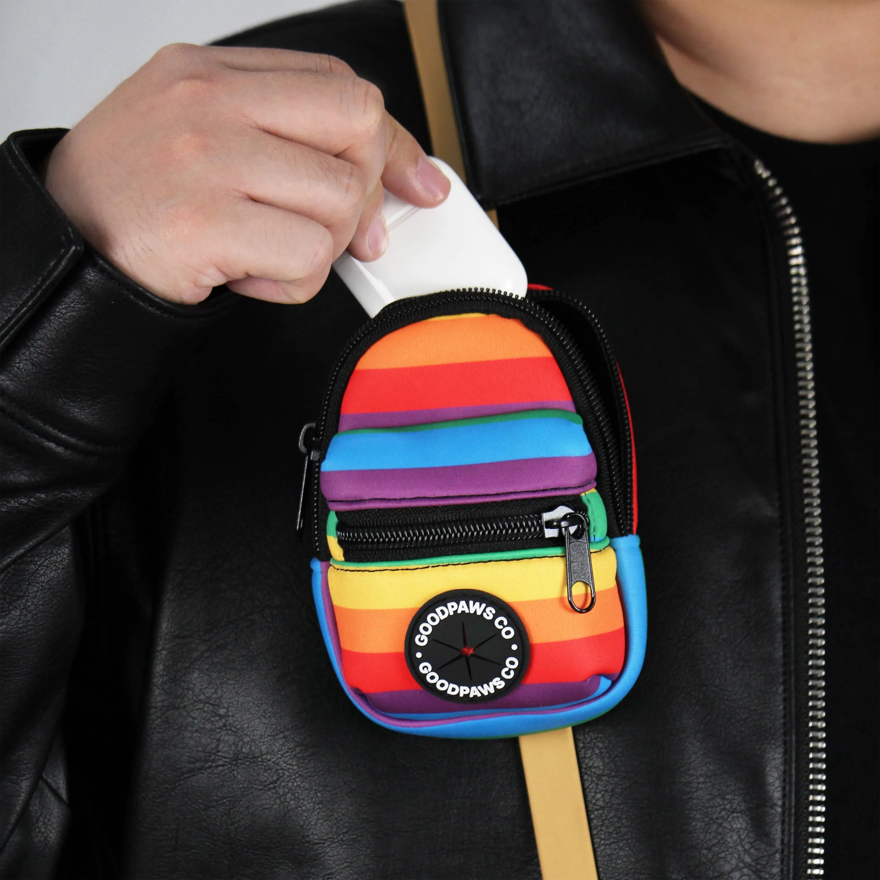 Mini Backpack Treat Pouch | Lightweight Poop Bag Dispenser