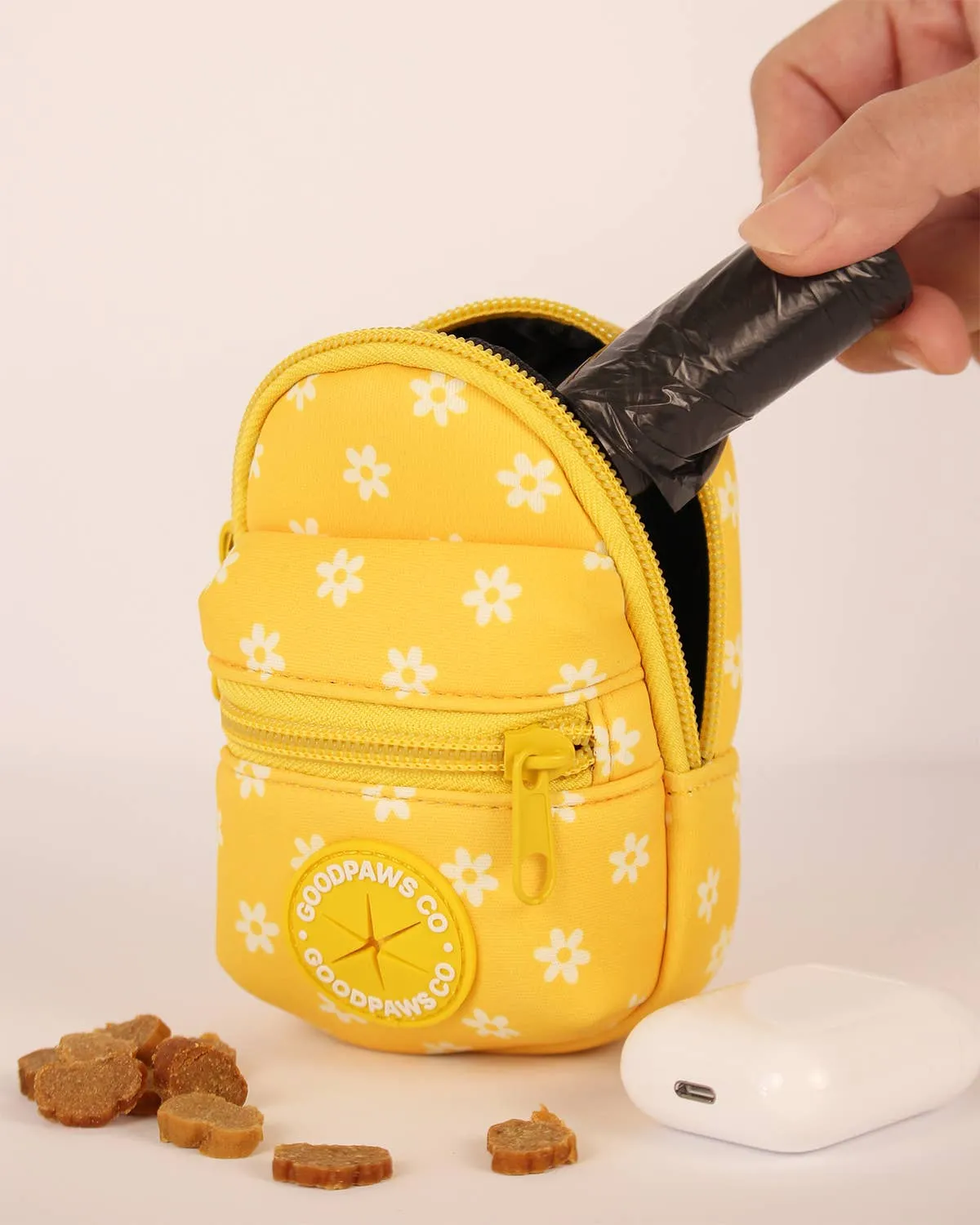 Mini Backpack Treat Pouch | Lightweight Poop Bag Dispenser