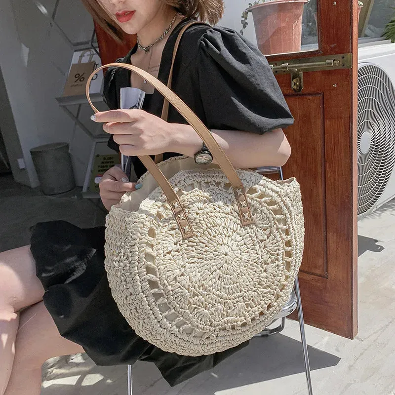 Natalia | Multi-functional Straw Crossbody Bag