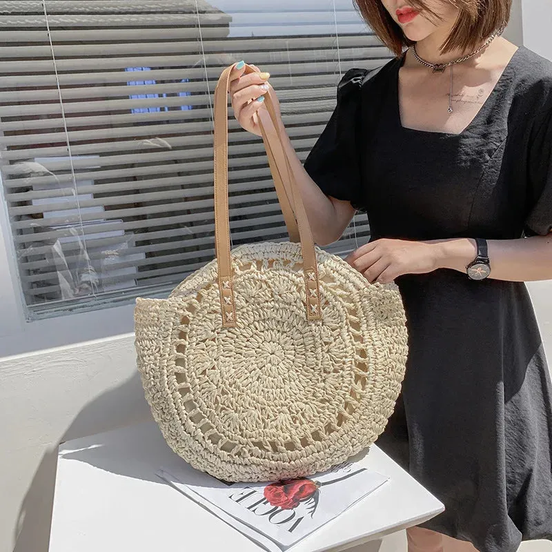 Natalia | Multi-functional Straw Crossbody Bag