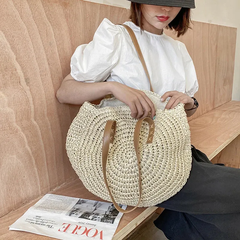 Natalia | Multi-functional Straw Crossbody Bag