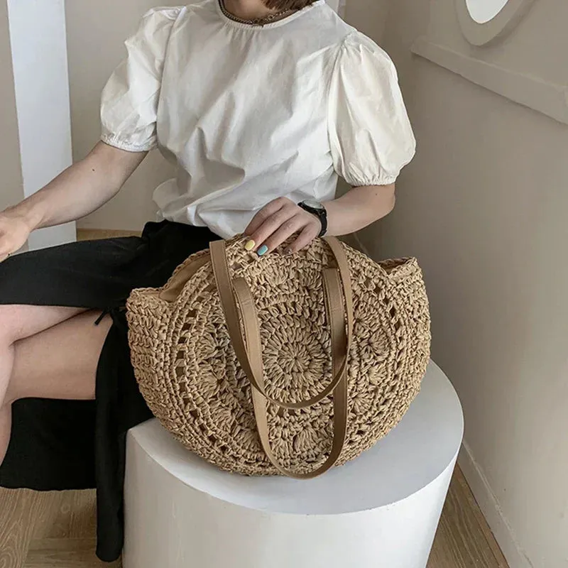 Natalia | Multi-functional Straw Crossbody Bag