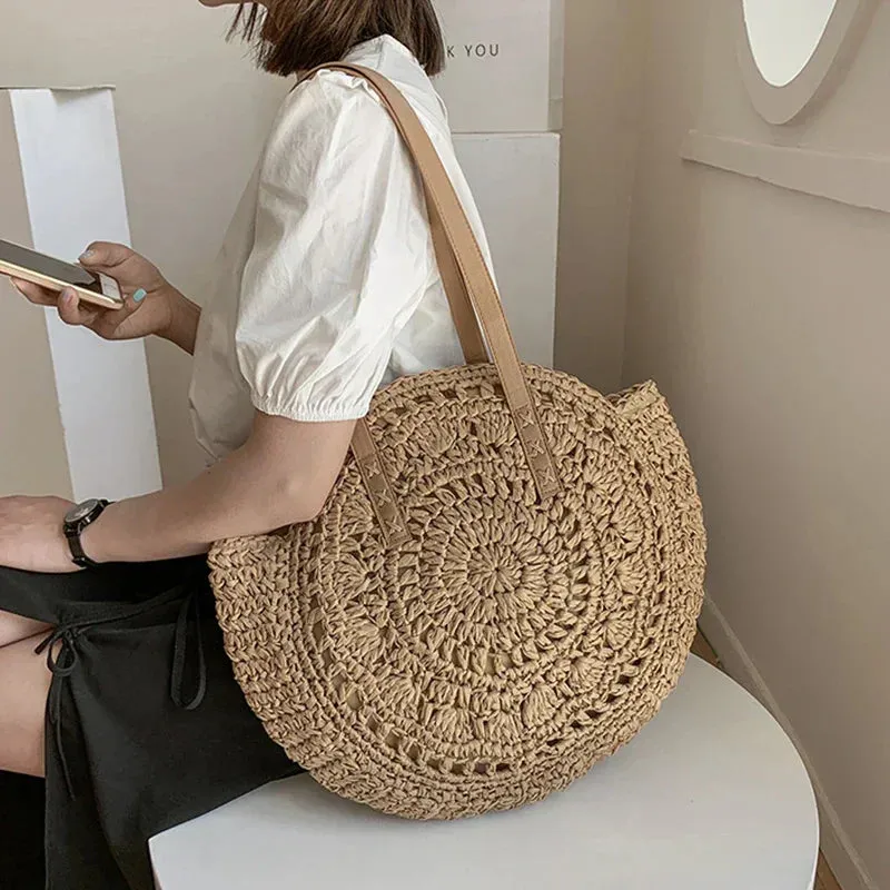 Natalia | Multi-functional Straw Crossbody Bag