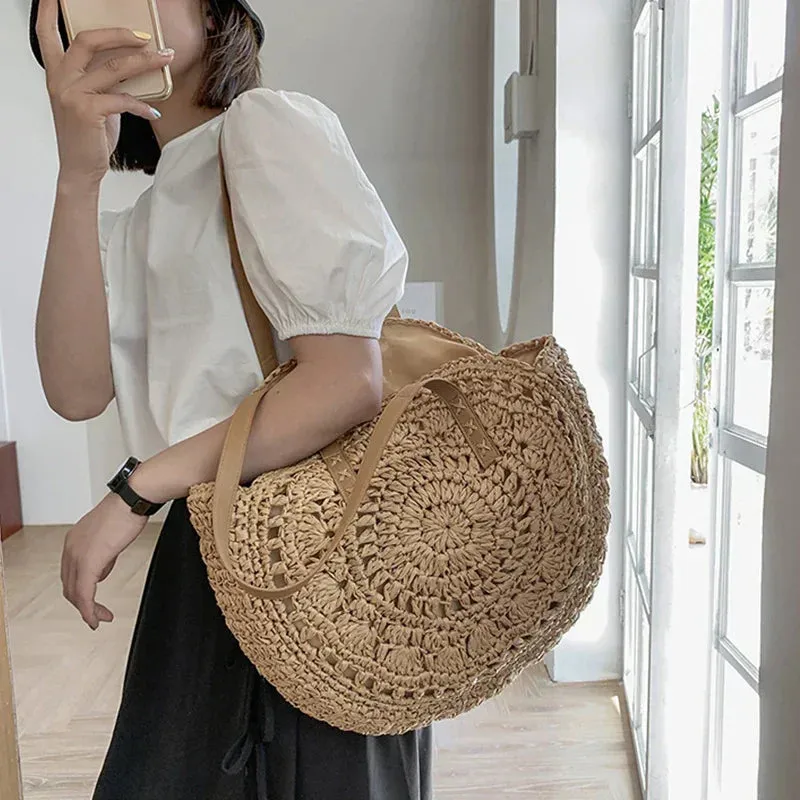 Natalia | Multi-functional Straw Crossbody Bag