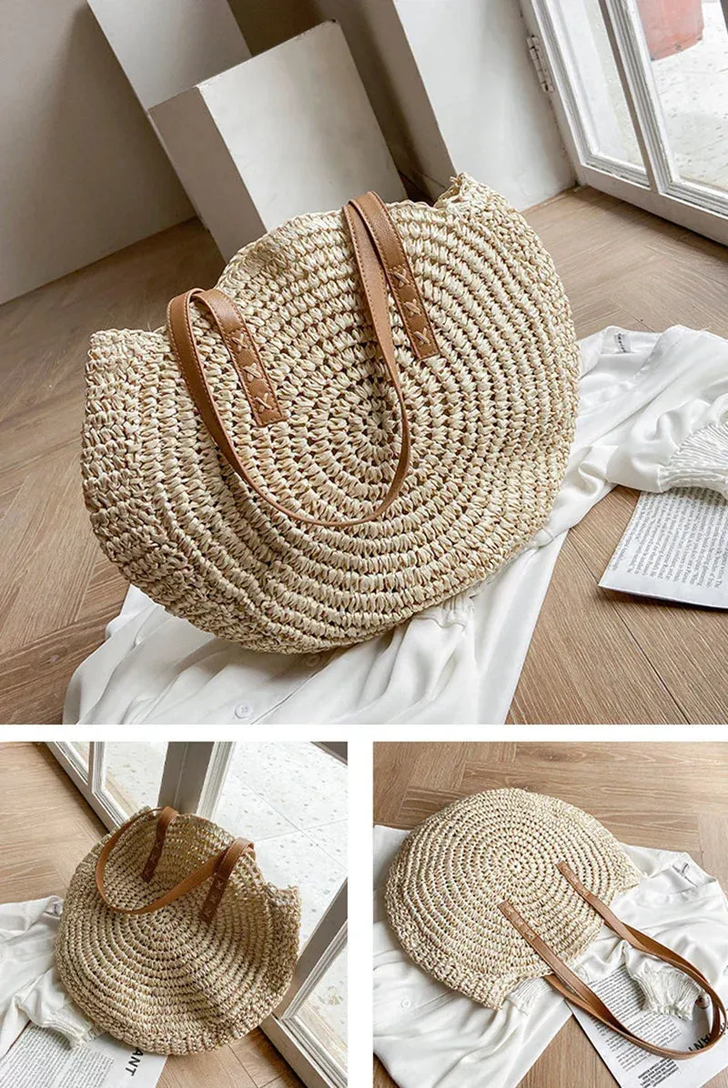Natalia | Multi-functional Straw Crossbody Bag