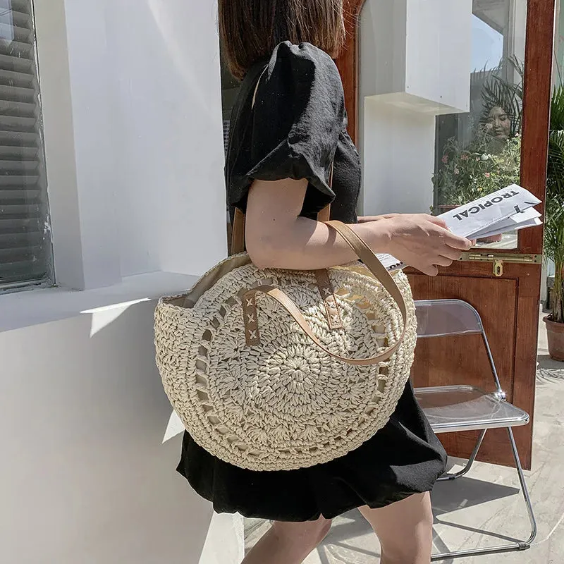 Natalia | Multi-functional Straw Crossbody Bag