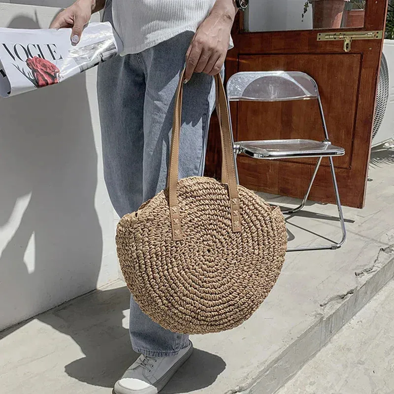 Natalia | Multi-functional Straw Crossbody Bag
