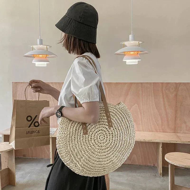 Natalia | Multi-functional Straw Crossbody Bag