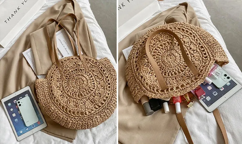 Natalia | Multi-functional Straw Crossbody Bag
