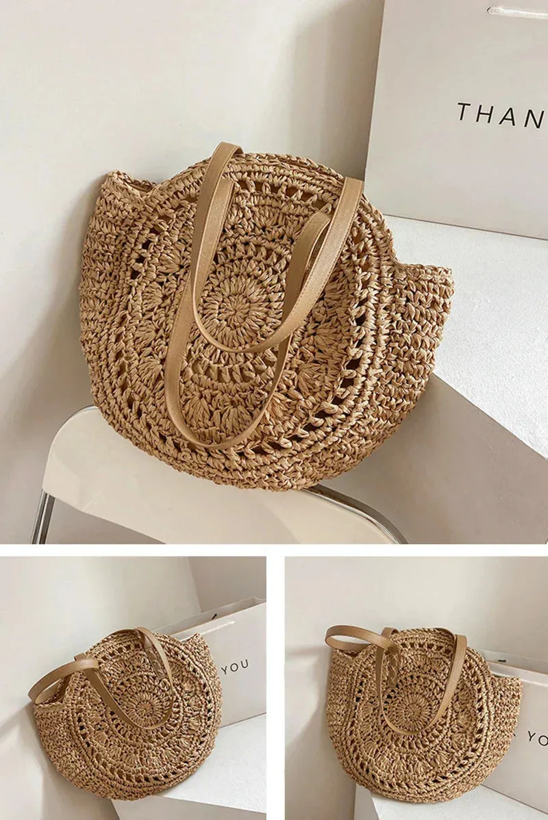 Natalia | Multi-functional Straw Crossbody Bag