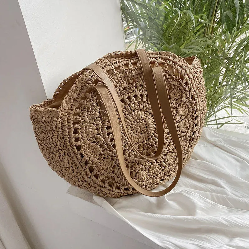 Natalia | Multi-functional Straw Crossbody Bag