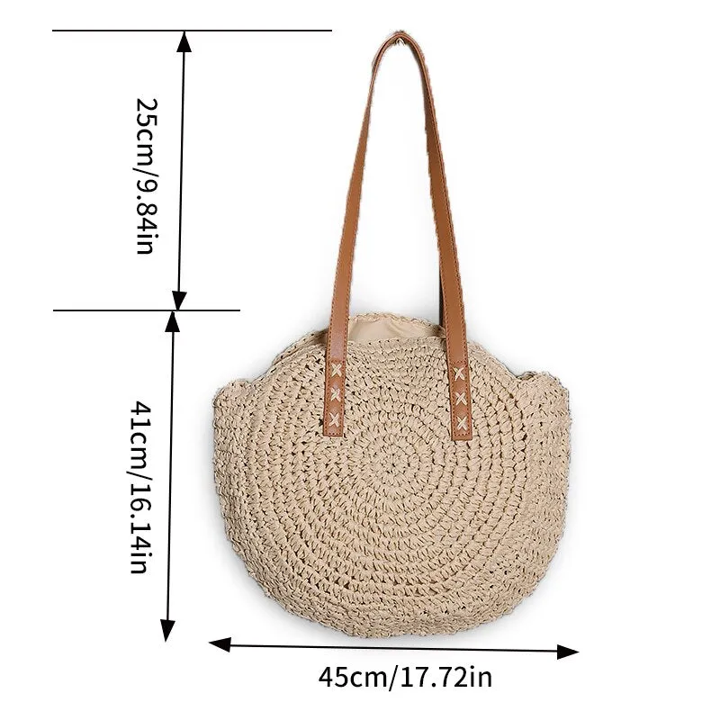Natalia | Multi-functional Straw Crossbody Bag