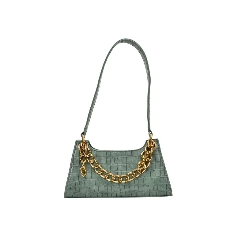 New Trendy Fashion One-shoulder Chain Ladies Portable Underarm Bag
