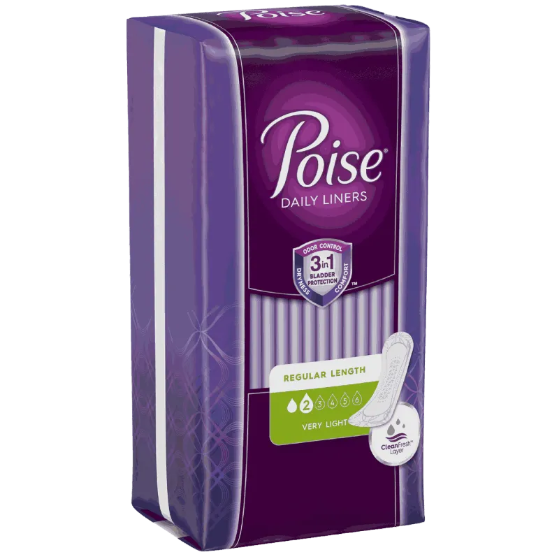 Poise Daily Liners - Very light absorbency