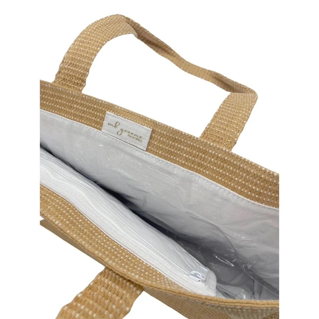 Raffia Shopper Tote