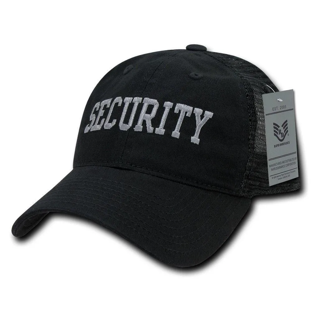 Rapid Dominance Law Enforcement Relaxed Trucker Cotton Low Crown Caps Hats