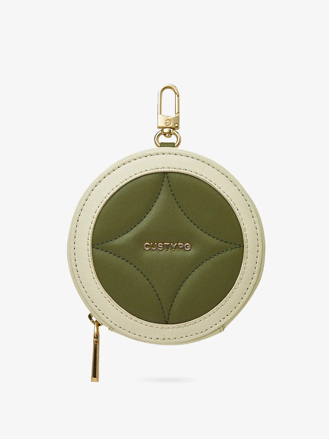 Smooth Splice Round Pouch