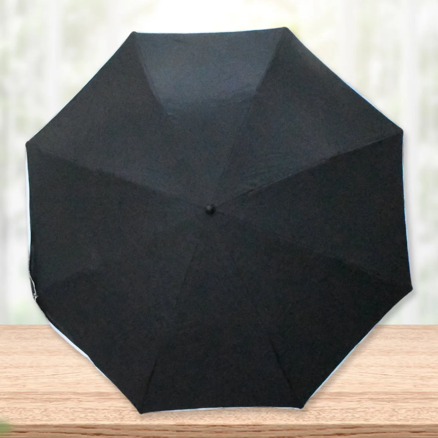 Travel Umbrella Windproof Umbrella Compact Folding Reverse Umbrella Unique Folding Umbrella With U- Shape Big Handle (1 pc)