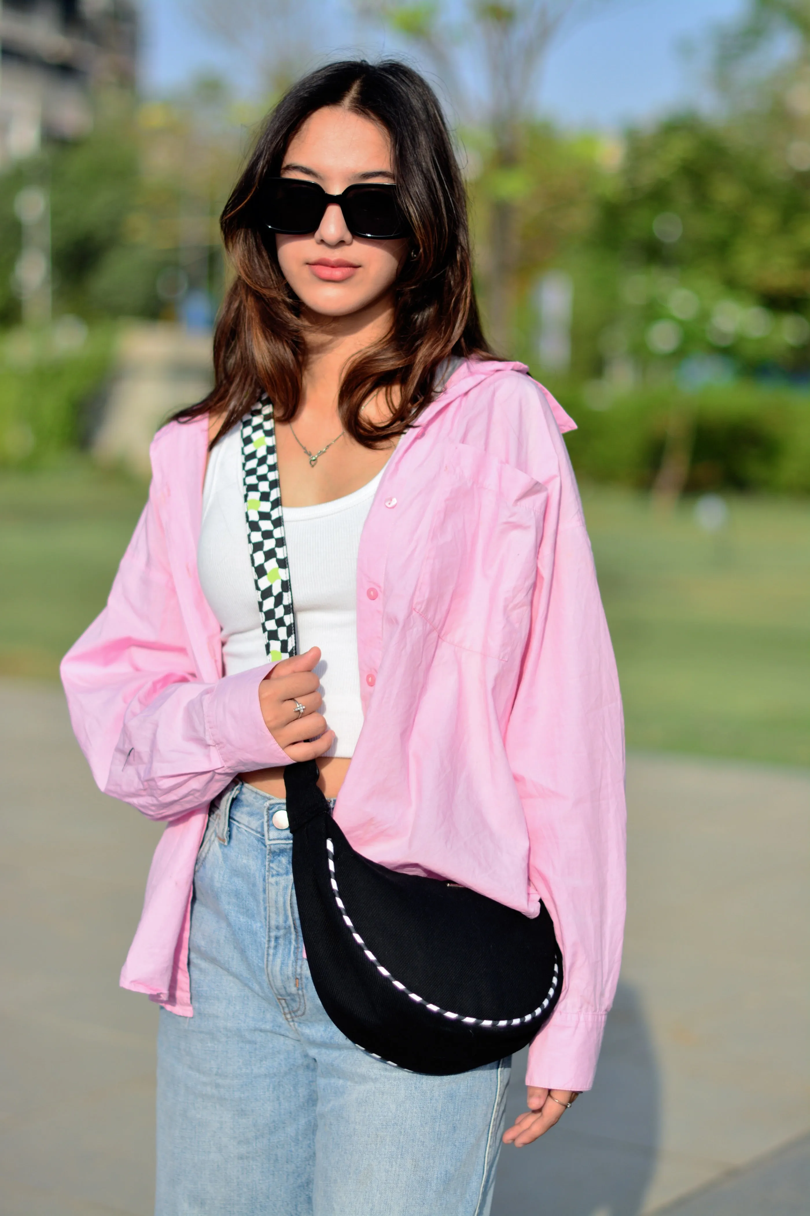 Tsuki Sling Bag - Checkmate