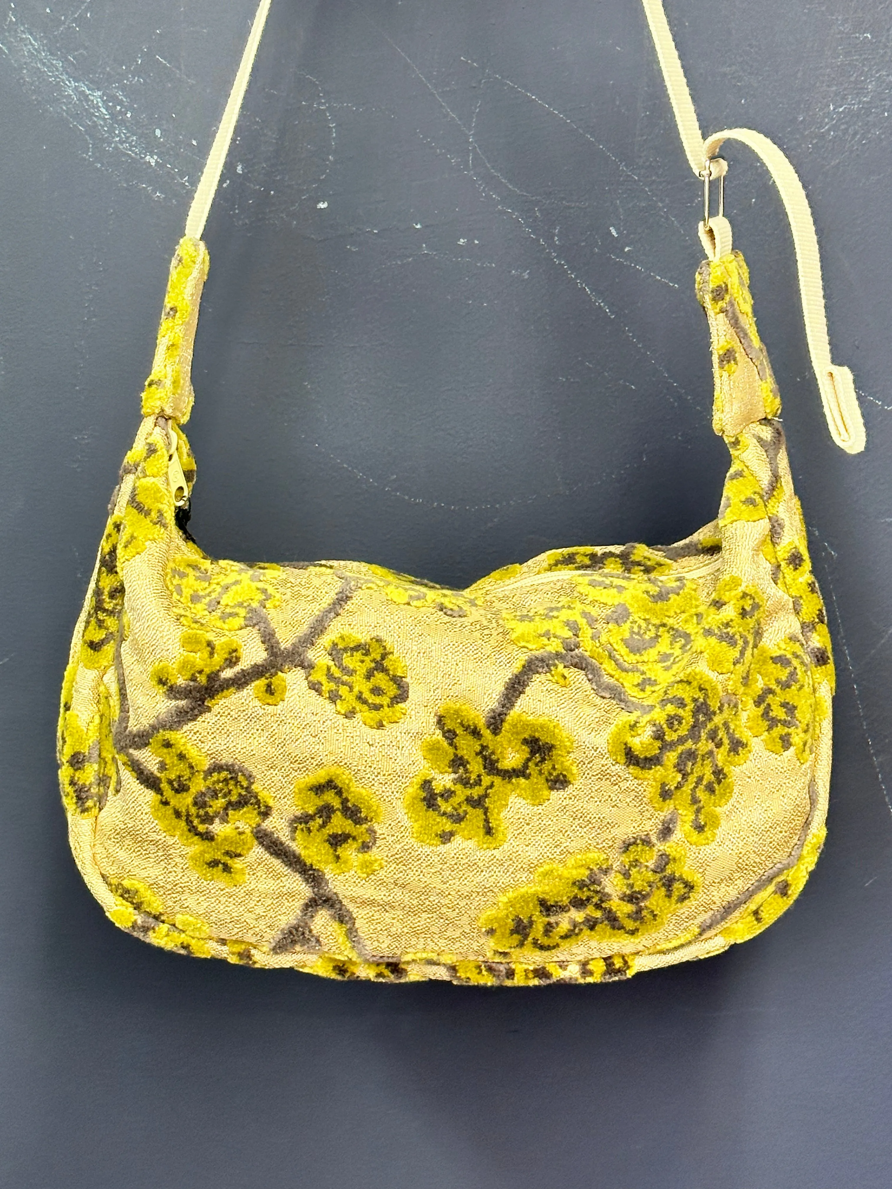 Vintage Velour Swing Bag