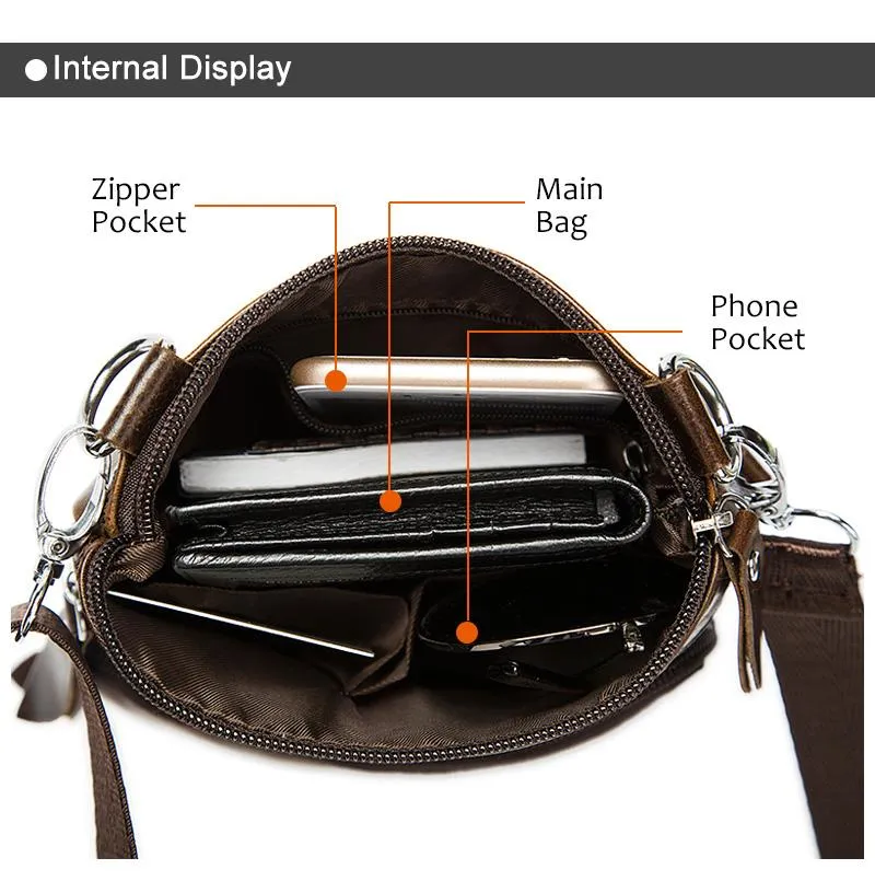 West Louis Crossbody Leather Shoulder Bag