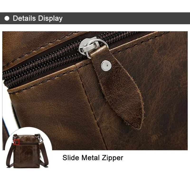West Louis Crossbody Leather Shoulder Bag