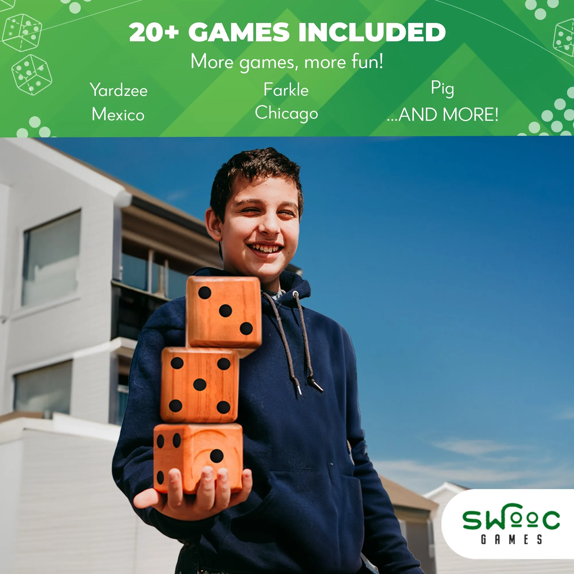 Yardzee, Farkle & 20  Dice Games