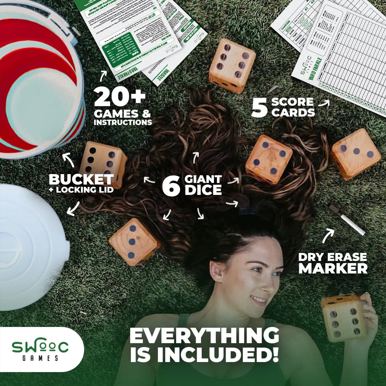 Yardzee, Farkle & 20  Dice Games