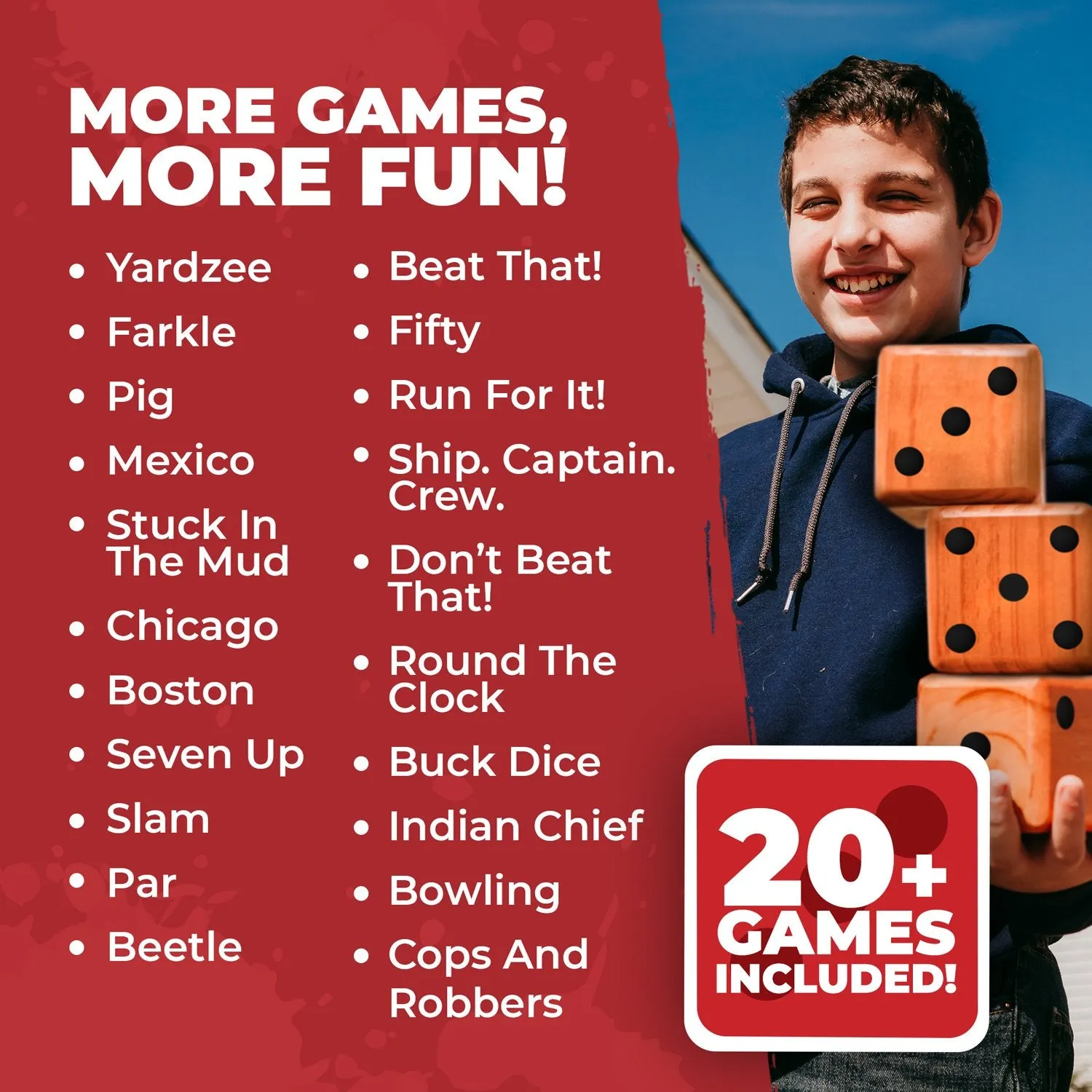 Yardzee, Farkle & 20  Dice Games