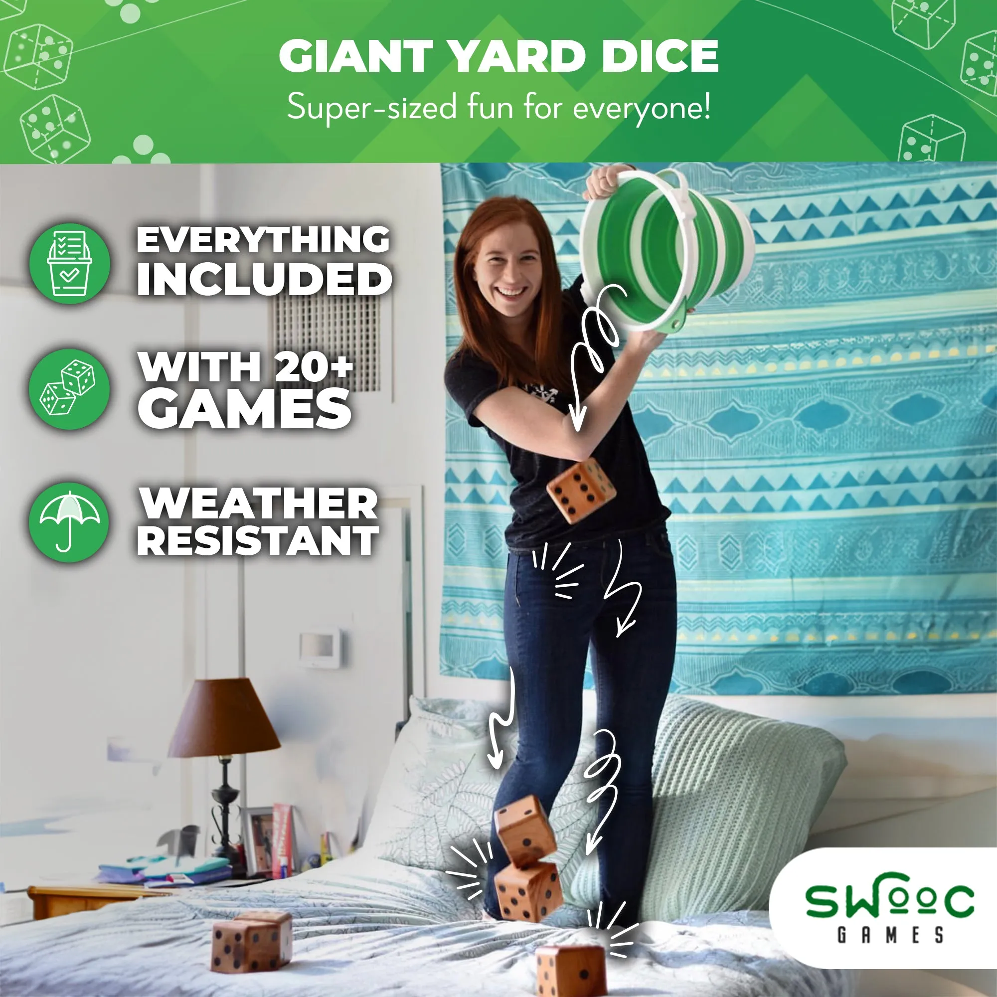 Yardzee, Farkle & 20  Dice Games